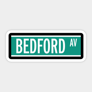 Bedford Av Sticker